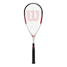 Wilson Squashschläger Hammer 110 (110g/grifflastig) weiss - besaitet
